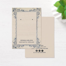 Verdien Display Card ・ Floral Social Media Visitekaartje