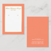 Verdien een DisplayCard Gold en Coral Visitekaartje (Voorkant / Achterkant)