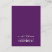 Verdien een DisplayCard Gold en Paars Visitekaartje (Achterkant)