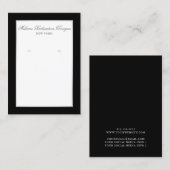 Verdien een DisplayCard Silver en Black Visitekaartje (Voorkant / Achterkant)