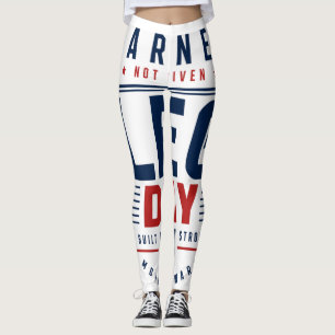Verdien het, Geef het niet Legdag Gym Motivatie Ty Leggings