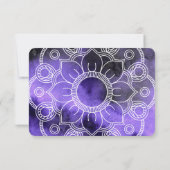 Verdien het om Happy Paarse Affirmatie Kaart te zi (Achterkant)