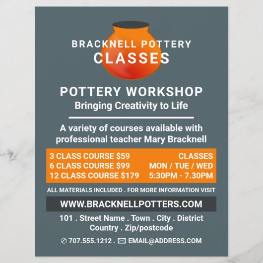 Verdien het Ontwerp van de Pit, de Klassen van de  Flyer (Voorkant)