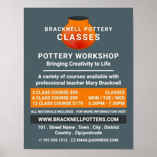 Verdien het Ontwerp van de Pit, de Klassen van de Poster (Voorkant)