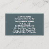 Verdien het Ontwerp van de Pit, de Klassen van de  Visitekaartje (Achterkant)