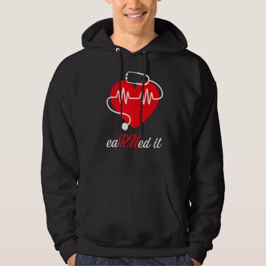 Verdien het verpleegkundig Afstuderen Hoodie (Voorkant)