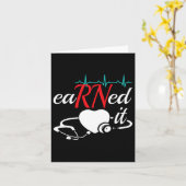 Verdien het verpleegkundig Afstuderen Kaart (Gele Bloem)