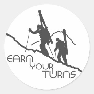 Verdien je draaien ronde sticker