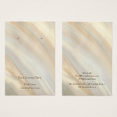 Verdien juwelen-beeldschermkaart, zand-Waterverf Visitekaartje (Voorkant /achterkant)