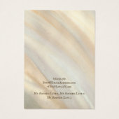 Verdien juwelen-beeldschermkaart, zand-Waterverf Visitekaartje (Achterkant)