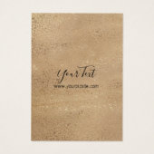 Verdien juwelen Holder Brown Gold Visitekaartje (Achterkant)