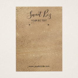 Verdien juwelen Holder Brown Gold Visitekaartje