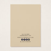 Verdien Kaart voor beeldscherm ・ Grond Floral Beig (Achterkant)