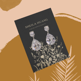 Verdien Kaart voor beeldscherm ・ Grond Floral Beig