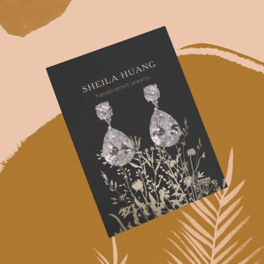 Verdien Kaart voor beeldscherm ・ Grond Floral Beig