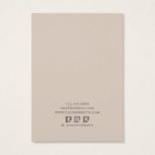 Verdien Kaart voor beeldscherm ・ Grondige sociale  (Achterkant)