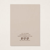 Verdien Kaart voor beeldscherm ・ Grondige sociale  (Achterkant)