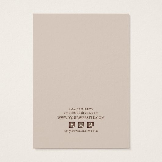 Verdien Kaart voor beeldscherm ・ Grondige sociale  (Achterkant)