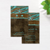 Verdien Kaarten voor beeldscherm Kute Zebra Star J Visitekaartje (Bureau)