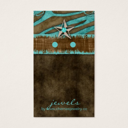 Verdien Kaarten voor beeldscherm Kute Zebra Star J Visitekaartje (Voorkant)