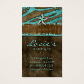 Verdien Kaarten voor beeldscherm Kute Zebra Star J Visitekaartje (Achterkant)