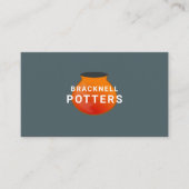 Verdien ontwerp van potten, aardewerk, pottenbakke visitekaartje (Voorkant)