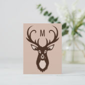 Verdien uw aangepast briefkaart Monogram (Staand voorkant)