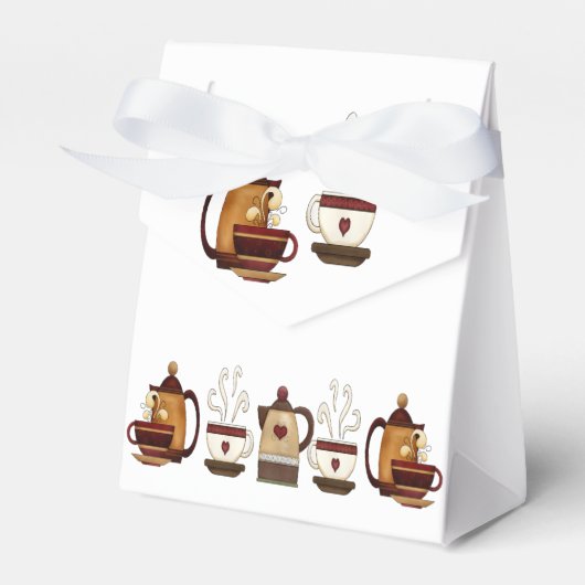 Verdien Vrijgezellenfeest van Teapot om 12 uur hoo Bedankdoosjes (Voorkant Zijde)