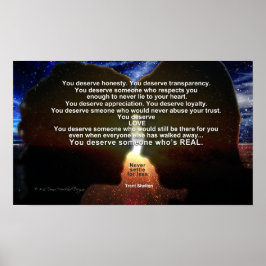 Verdiend Uitzicht Poster