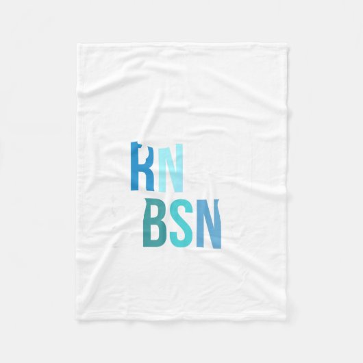 Verdiende bsn afstuderen bsn afgestudeerd trots bs fleece deken (Voorkant)