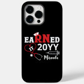 Verdiende het gepersonaliseerde Afstuderen geschen Case-Mate iPhone Case (Achterkant)