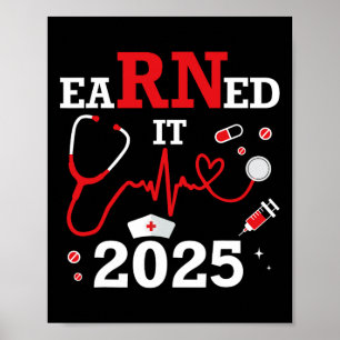 Verdiende IT 2025 voor Nurse Afstuderen of RN LPN  Poster