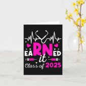 Verdiende IT CL van 2025 Verpleegkundige Afstudere Kaart (Gele Bloem)