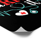 Verdiende IT Nurse Afstuderen voor RN Afstuderen N Poster (Hoek)