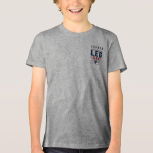 Verdiende Niet Gegeven Been Dag Gym Motivatie Typo Tri-Blend Shirt
