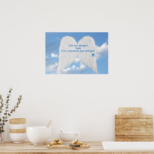 Verdiende Wings Poster (Keuken)