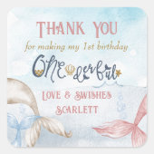 Verdienste van de Eerste Dag van de Dag van de Vre Vierkante Sticker (Voorkant)