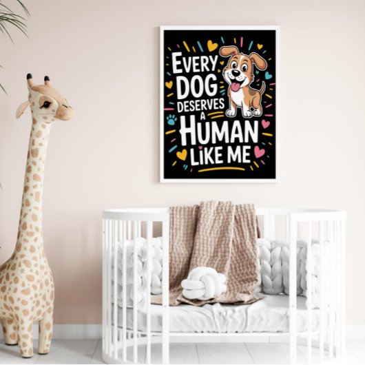 Verdienstelijke hond metgezel poster