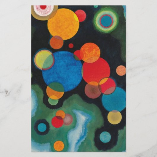 Verdiept Impuls Abstract Olie op Canvas Kandinsky Briefpapier (Voorkant)