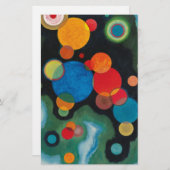 Verdiept Impuls Abstract Olie op Canvas Kandinsky Briefpapier (Voorkant / Achterkant)