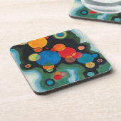 Verdiepte Abstracte olie op Canvas Kandinsky Drankjes Onderzetter (Linkerzijde)