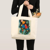 Verdiepte Abstracte olie op Canvas Kandinsky Grote Tote Bag (Voorkant (product))
