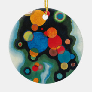 Verdiepte Abstracte olie op Canvas Kandinsky Keramisch Ornament