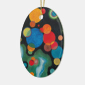 Verdiepte Abstracte olie op Canvas Kandinsky Keramisch Ornament (Links)