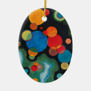 Verdiepte Abstracte olie op Canvas Kandinsky Keramisch Ornament
