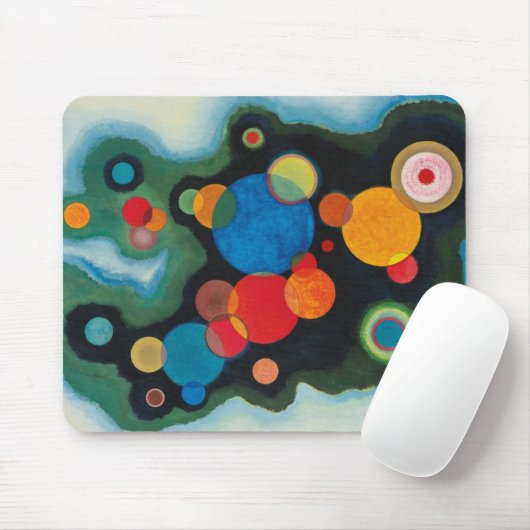Verdiepte Abstracte olie op Canvas Kandinsky Muismat (Met muis)