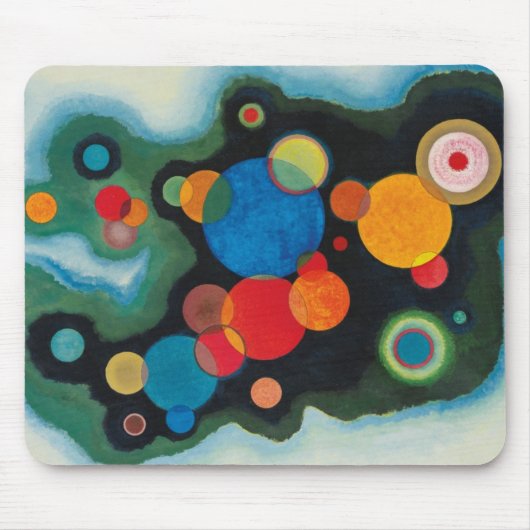 Verdiepte Abstracte olie op Canvas Kandinsky Muismat (Voorkant)