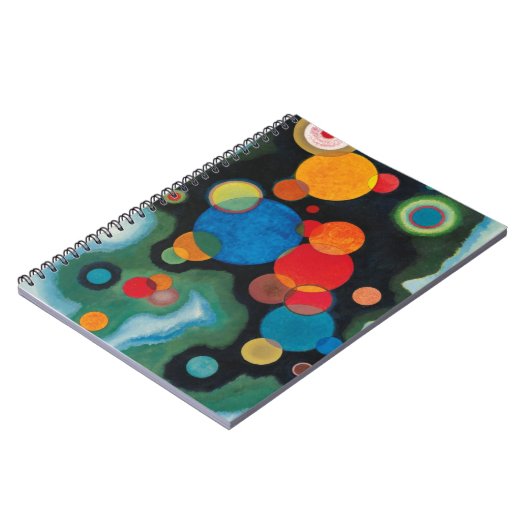 Verdiepte Abstracte olie op Canvas Kandinsky Notitieboek (Linkerzijde)
