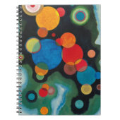 Verdiepte Abstracte olie op Canvas Kandinsky Notitieboek (Voorkant)