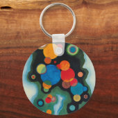 Verdiepte Abstracte olie op Canvas Kandinsky Sleutelhanger (Voorkant)